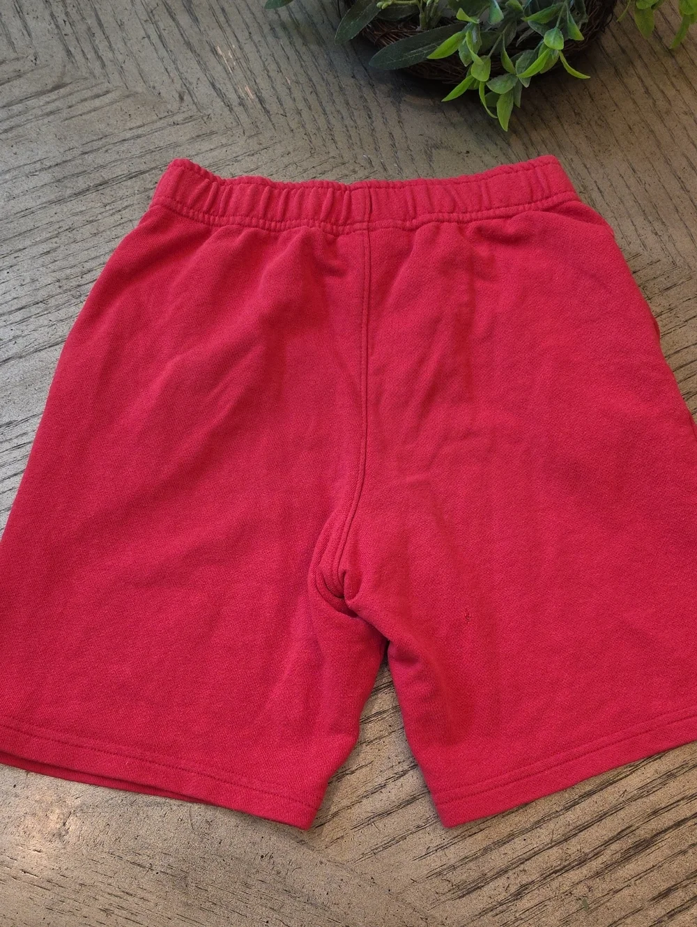 Champion Kids' Red Logo Athletic Shorts Size 8